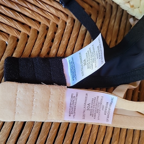 Lot of 2 Delta by Maidenform convertible 30A bras - Picture 7 of 9